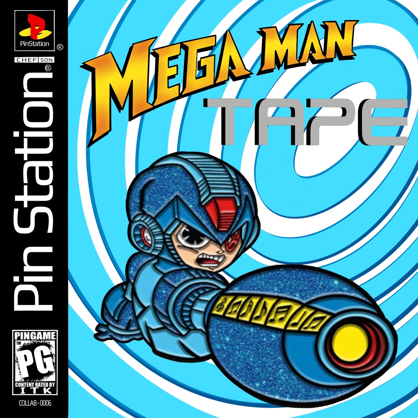 Mega Man Tape (Gold edition)